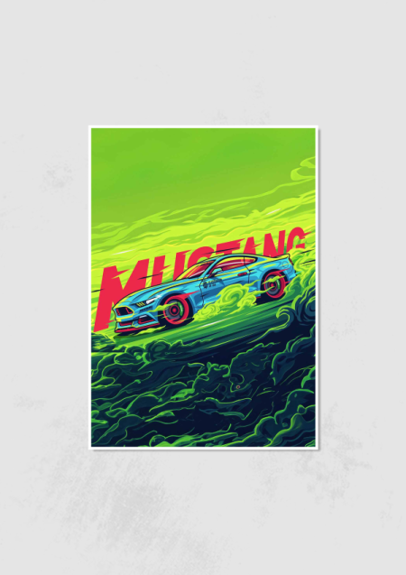 Mustang-Car-Poster