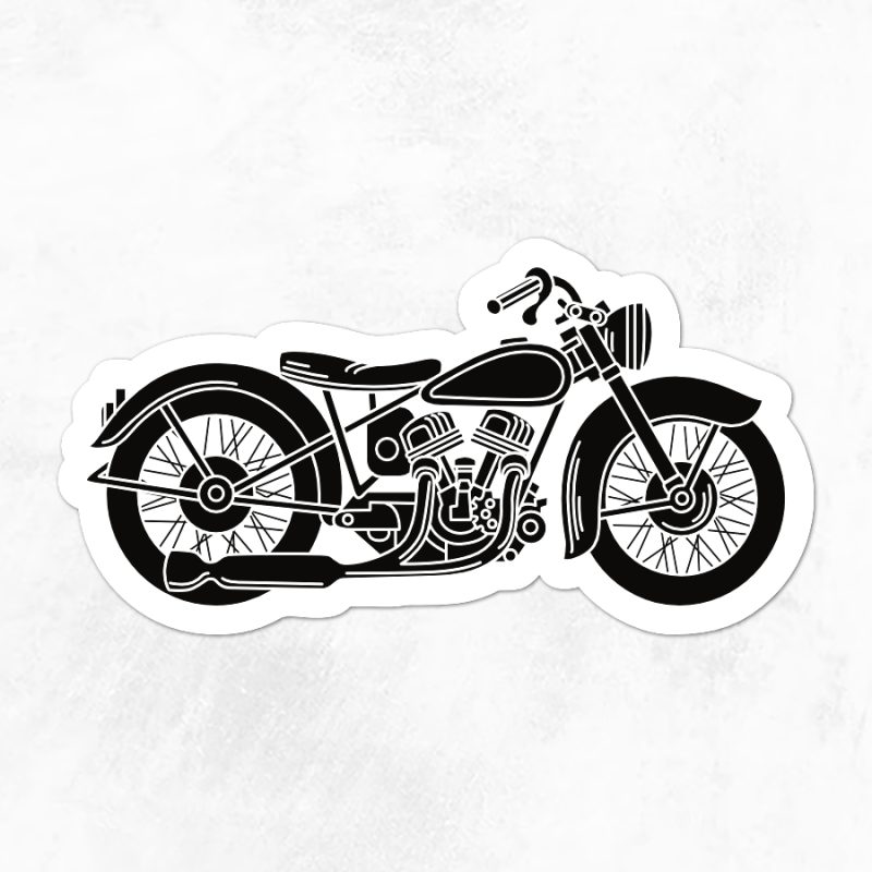 Biker Sticker