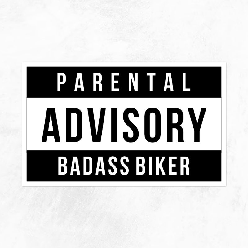 Biker Sticker