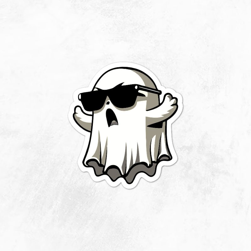 Cute Ghost Sticker