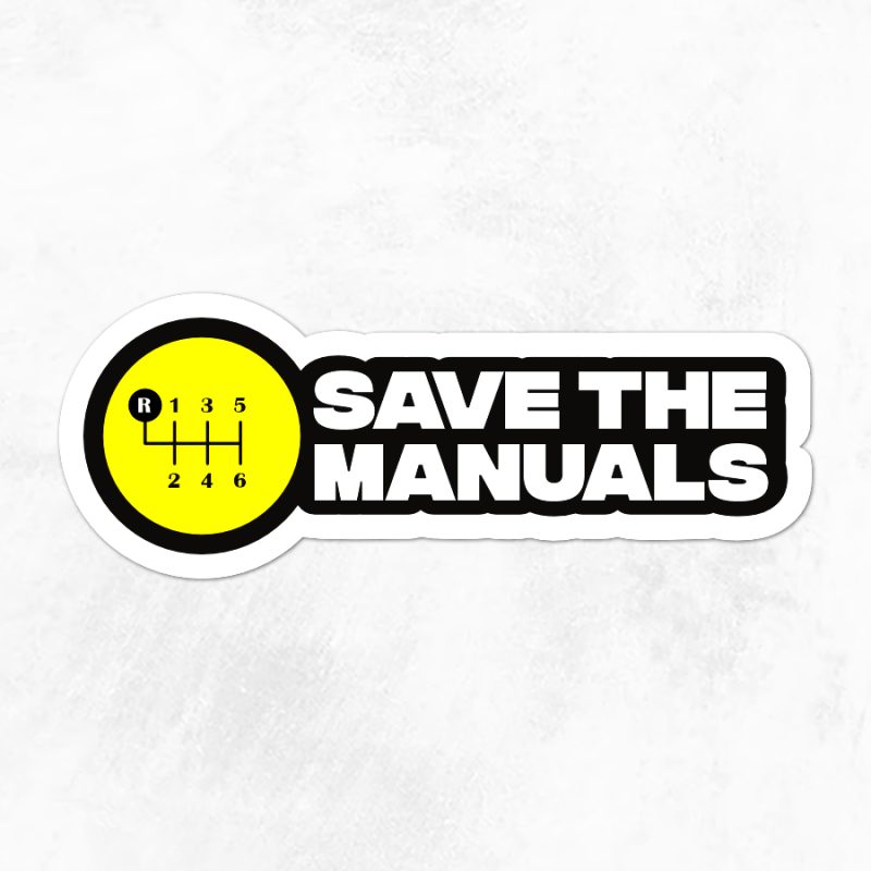 Save The Mannual Sticker